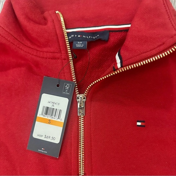 NWT Women Sm Color Block 1/4 Zip Sweatshirt Shacket Zippered MSRP $69.50 Preppy - Picture 3 of 5